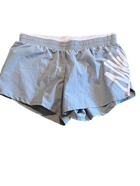 Nike women’s grey pink running shorts size medium